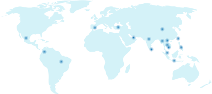 Map of Cannon Group global locations